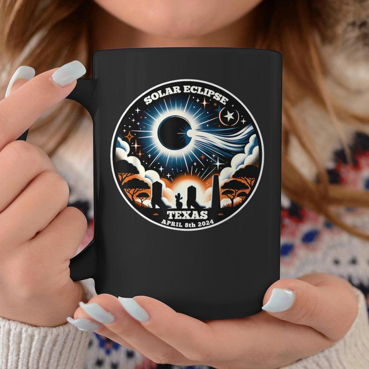 Texas Total Solar Eclipse Totality Monday April 8 2024 Coffee Mug Funny Gifts