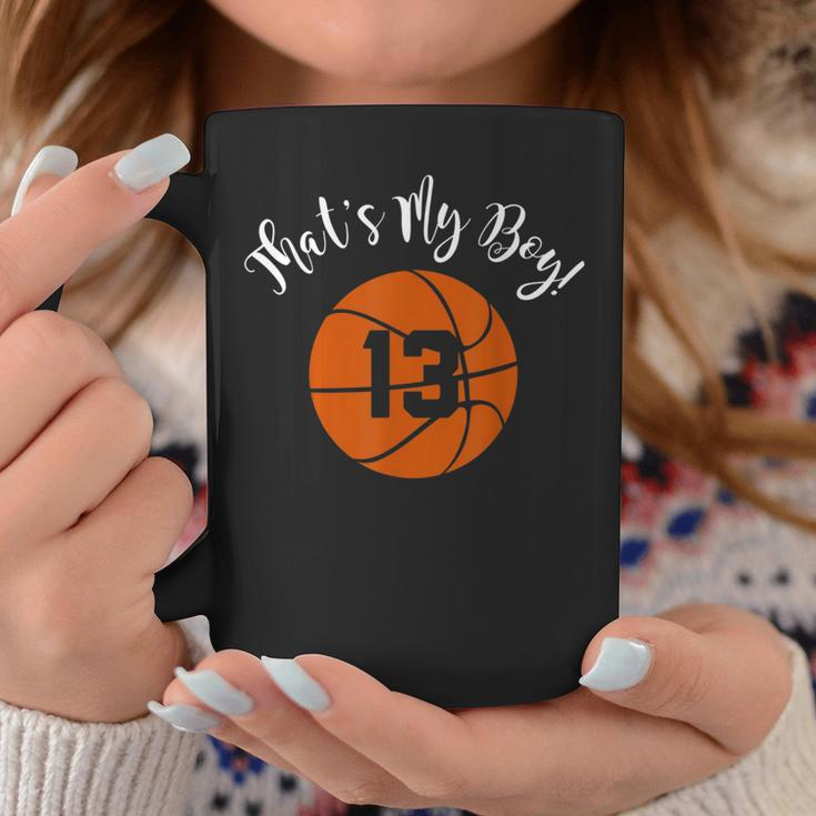 That's My Boy 13 Basketball Player Mom Or Dad Coffee Mug Unique Gifts