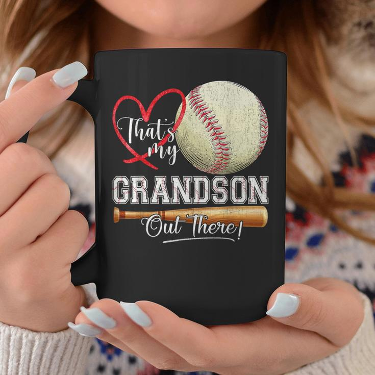 That's My Grandson Out There Baseball Grandma Mother's Day Coffee Mug Unique Gifts