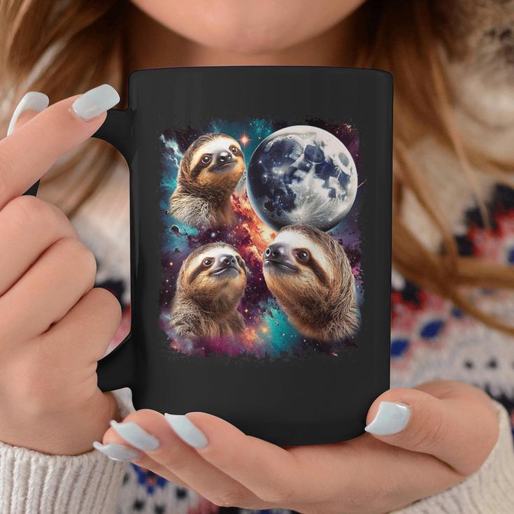 Three Sloth Moon 3 Sloth Moon Cursed Meme Coffee Mug Unique Gifts