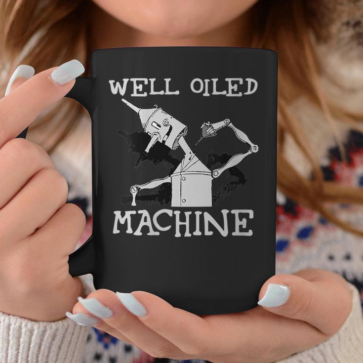 Tin Man Art-Well Oiled Machine Retro Wizard Of Oz Coffee Mug Unique Gifts