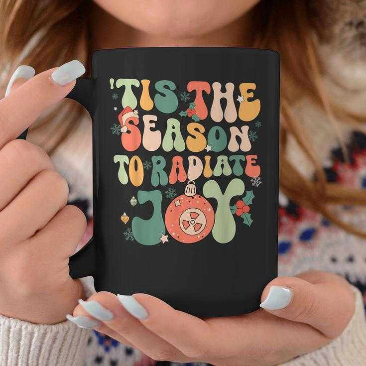 Tis The Season To Radiate Joy Xray Tech Radiology Christmas Coffee Mug Unique Gifts