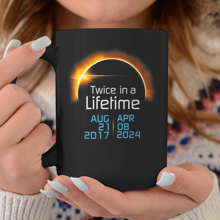 Total Eclipse 2024 Totality Twice In A Lifetime 2017 Coffee Mug Unique Gifts