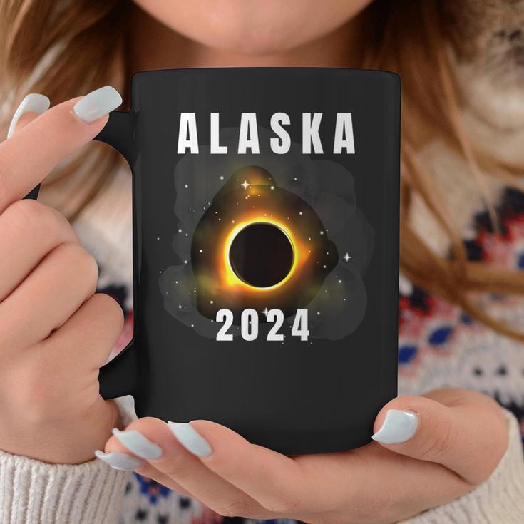 Total Solar Eclipse 2024 Alaska Eclipse 2024 Coffee Mug Unique Gifts