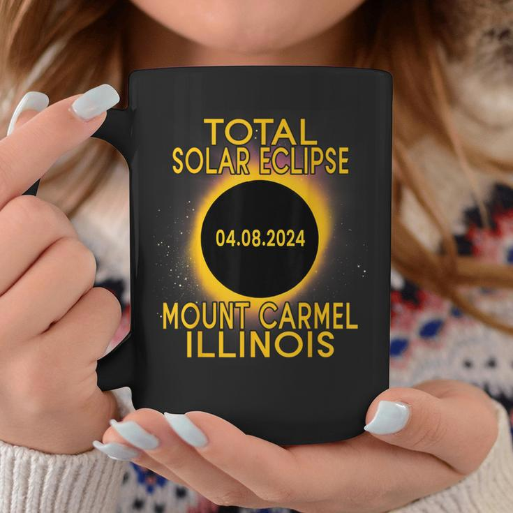 Total Solar Eclipse 2024 Mount Carmel Illinois Coffee Mug Unique Gifts