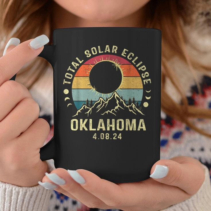 Total Solar Eclipse 2024 Totality Oklahoma Coffee Mug Unique Gifts