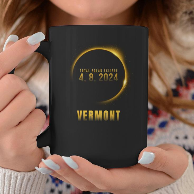Total Solar Eclipse 4082024 Vermont Coffee Mug Unique Gifts