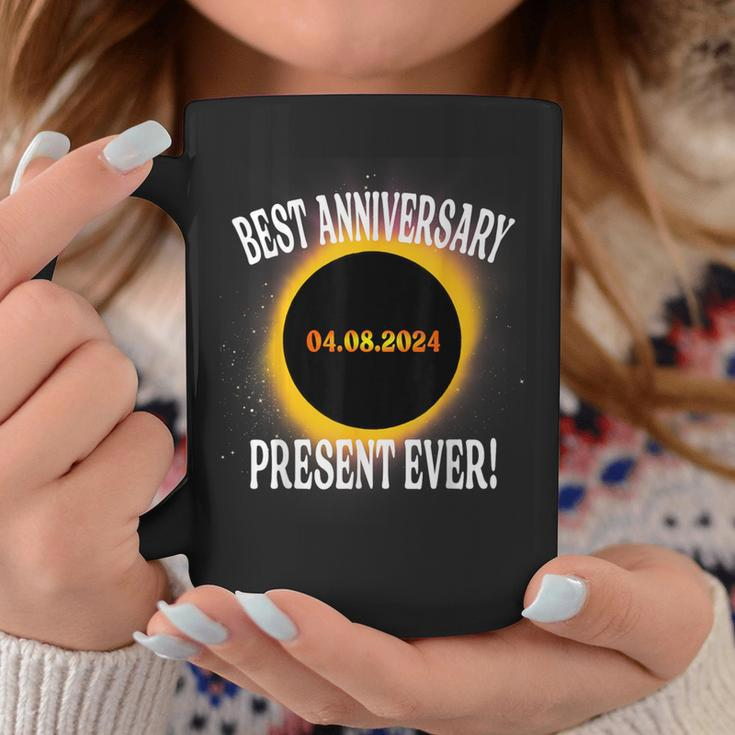 Total Solar Eclipse Best Anniversary Present Ever April 2024 Coffee Mug Funny Gifts