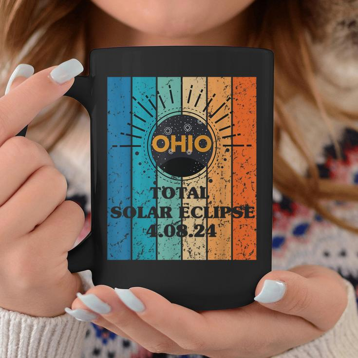 Totality Ohio Solar Eclipse 2024 America Total Eclipse Coffee Mug Personalized Gifts