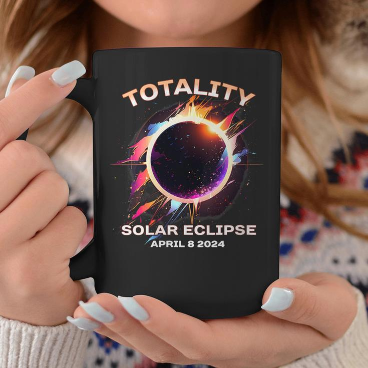 Totality Solar Eclipse April 8 2024 Event Souvenir Graphic Coffee Mug Personalized Gifts