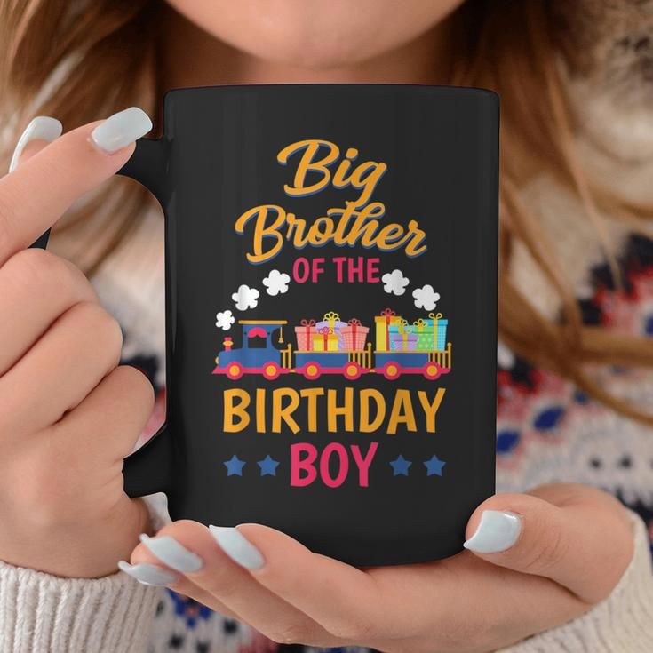 Train Bday Party Railroad Big Brother Of The Birthday Boy Coffee Mug Personalized Gifts