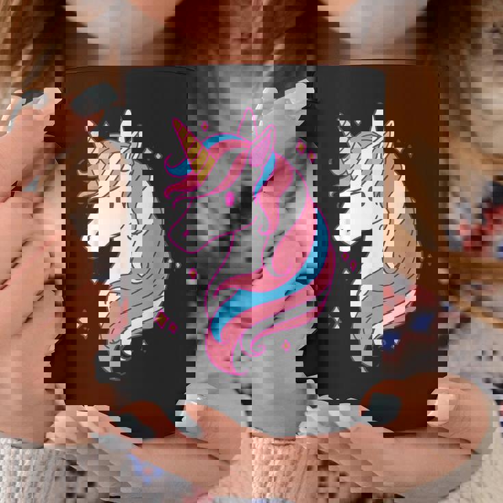 Trans Pride Einhorn Lgbt-Trans-Alliierter Black Tassen Lustige Geschenke