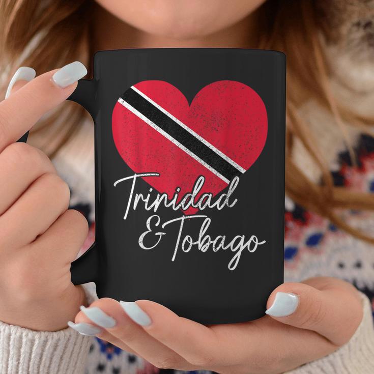 Trinidad & Tobago Trinidadian Tobagonian Flag Heart Pride Coffee Mug Unique Gifts