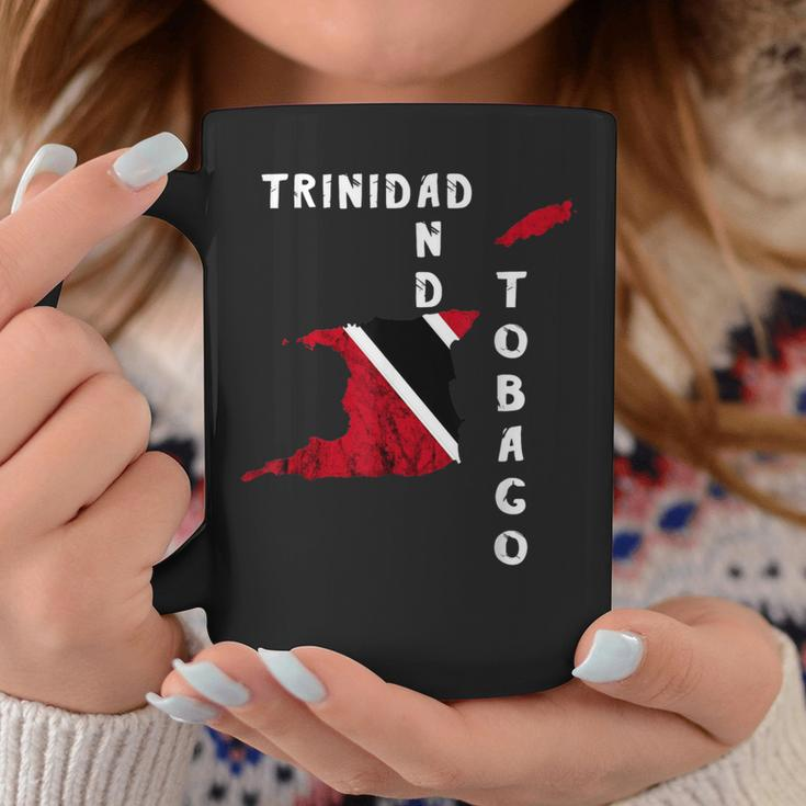 Trinidad And Tobago Map Pride Trinidadian Roots Flag Coffee Mug Funny Gifts