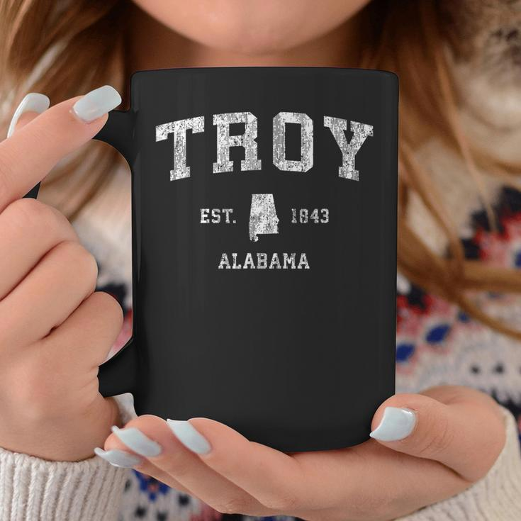 Troy Alabama Al Vintage Athletic Sports Coffee Mug Unique Gifts