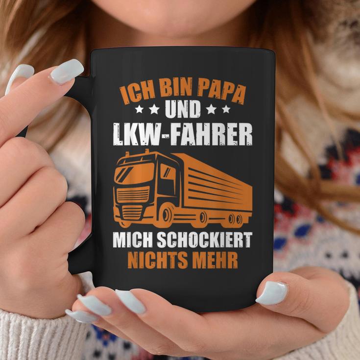 Truckeratertag Lkw-Fahrer Ich Bin Papa Und Lkwfahrer Truck Tassen Lustige Geschenke