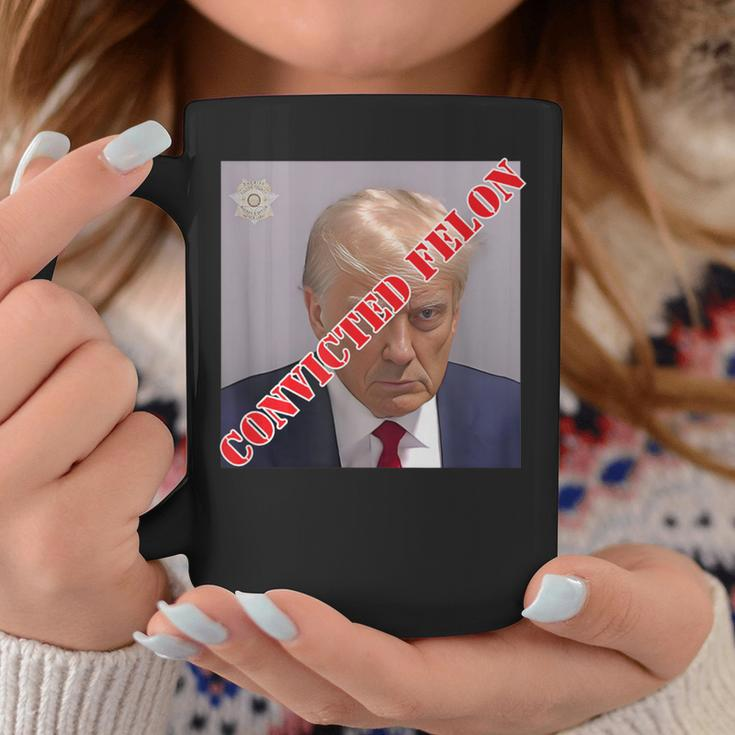 Trump 2024 Convicted Felon Stamped Guilty Coffee Mug Unique Gifts