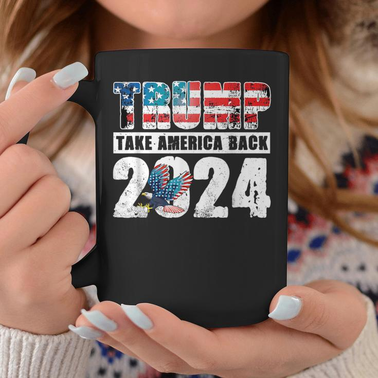 Trump 2024 Flag Take America Back 4Th Of July Trump 2024 Coffee Mug Personalized Gifts