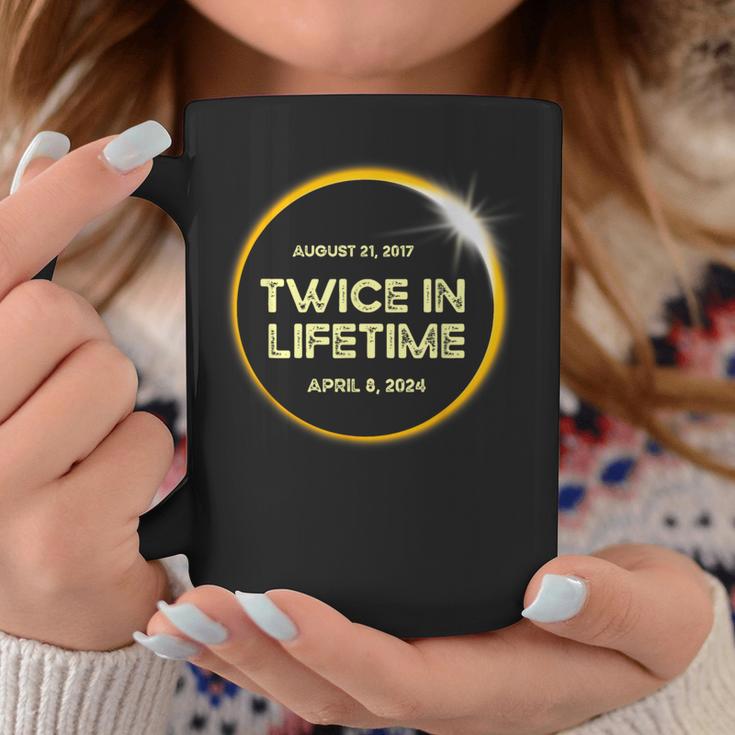 Twice In A Lifetime Solar Eclipse 2024 Total Eclipse Coffee Mug Unique Gifts