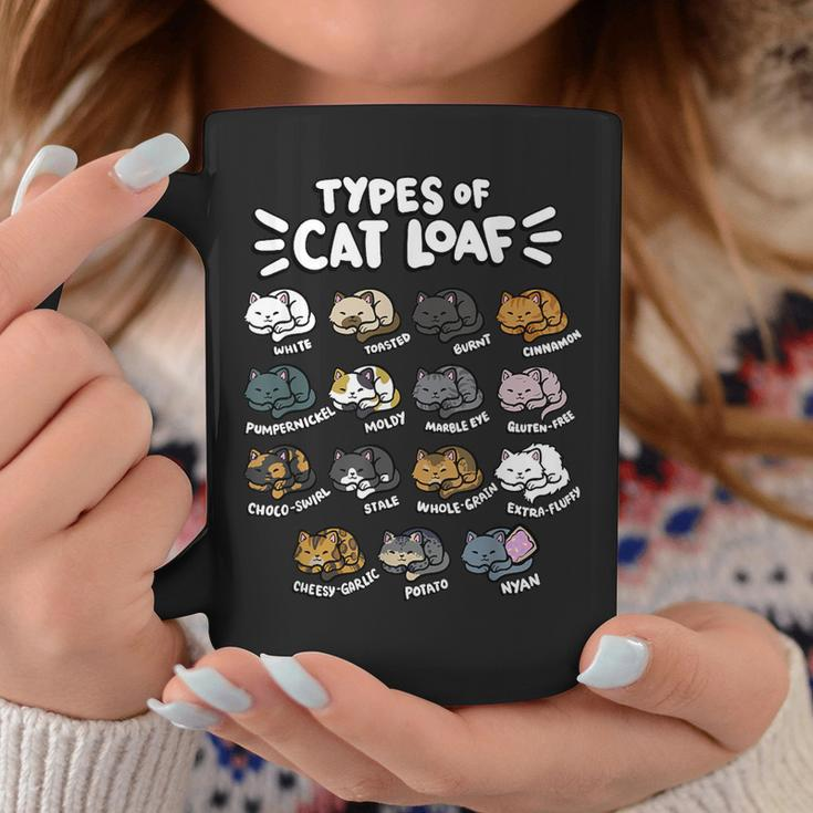 Types Of Cat Loaf Kitten Bread Lover Foodie Cute Pet Cat Coffee Mug Unique Gifts