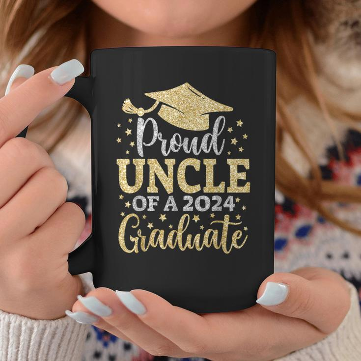 Uncle Senior 2024 Proud Uncle Of A Class Of 2024 Graduate Coffee Mug Unique Gifts
