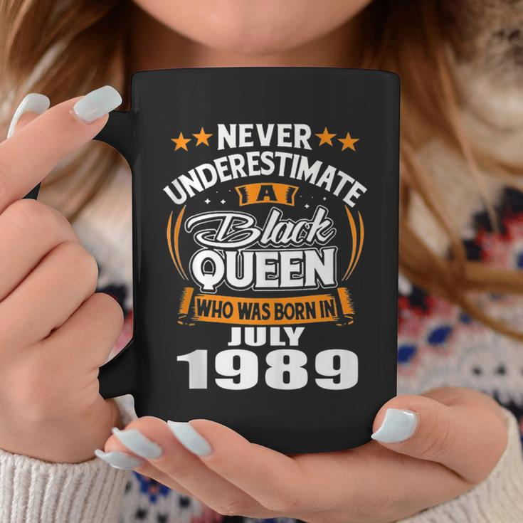 Never Underestimate A Black Queen July 1989 Coffee Mug Personalized Gifts