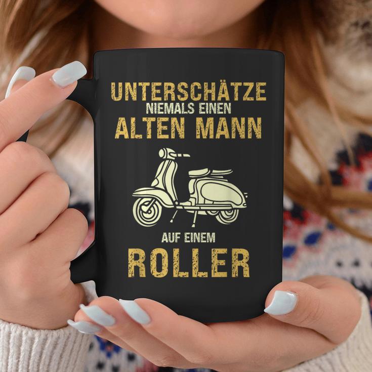 Underschätze Niemal Alten Mann Scooter Grandpa Dad S Tassen Lustige Geschenke