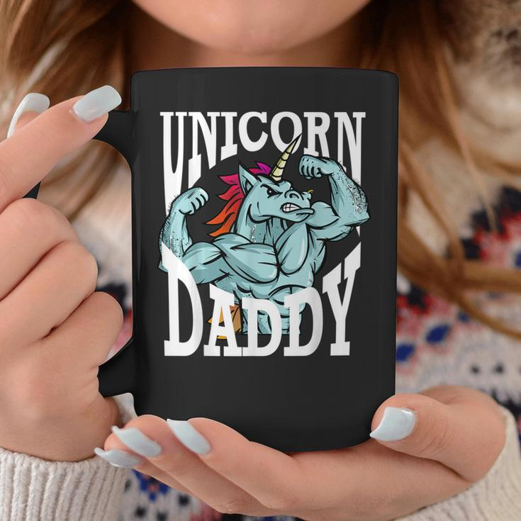 Unicorn Daddy Unicorn Muscle Gym Dad Coffee Mug Unique Gifts