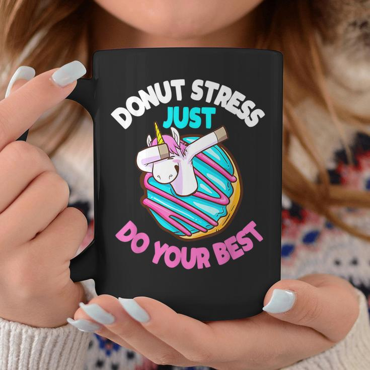 Unicorn Donut Stress Just Do Your Best Teacher Tes Coffee Mug Unique Gifts