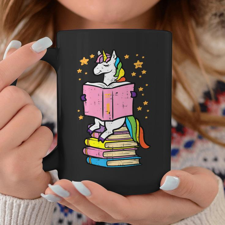Unicorn Read Reading Book Librarian America Girls Women Coffee Mug Unique Gifts