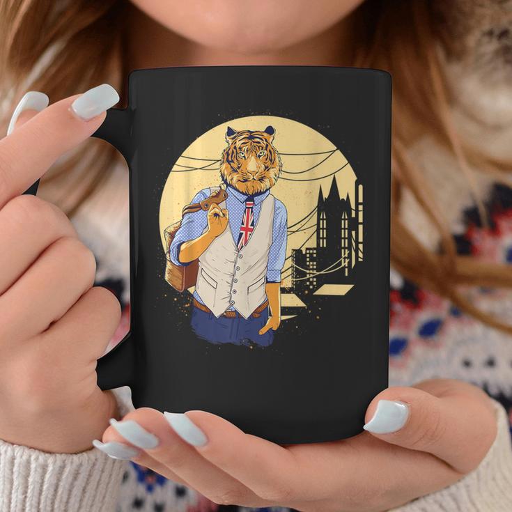 Urban Hipster Tiger Animal Graphic Coffee Mug Unique Gifts