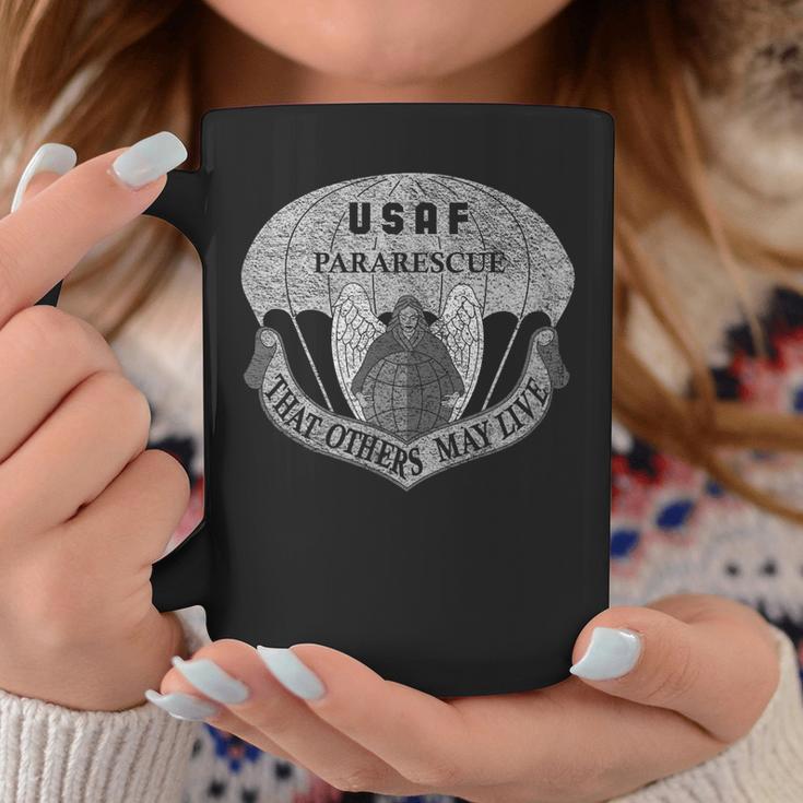 Us Air Force Usaf Pararescue Pj Rescue Medic Recovery Coffee Mug - Monsterry