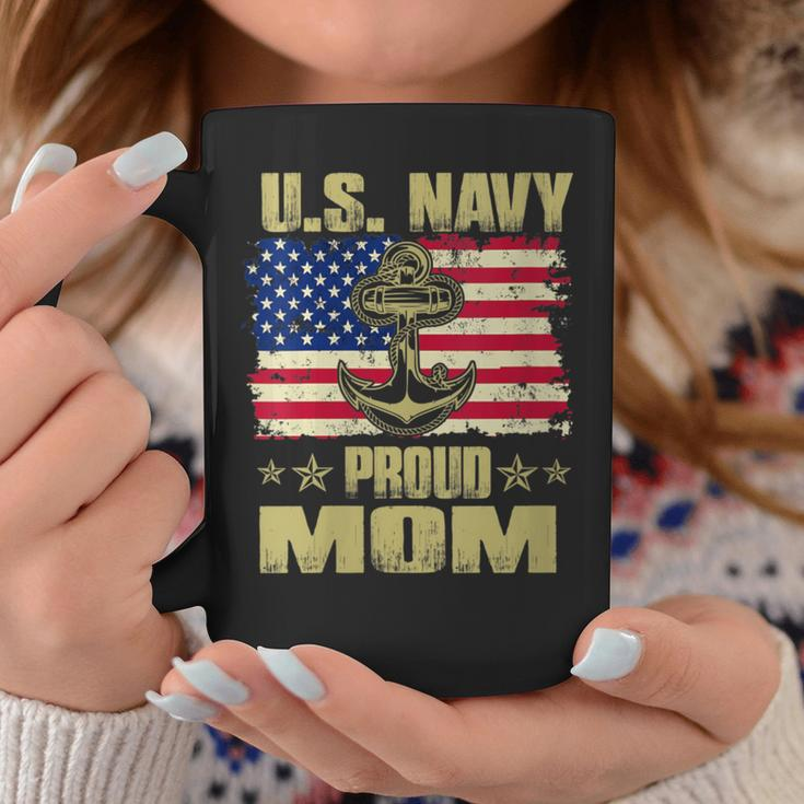 Us Navy Proud Mom With American Flag 4Th Of July Veteran Day Coffee Mug Unique Gifts