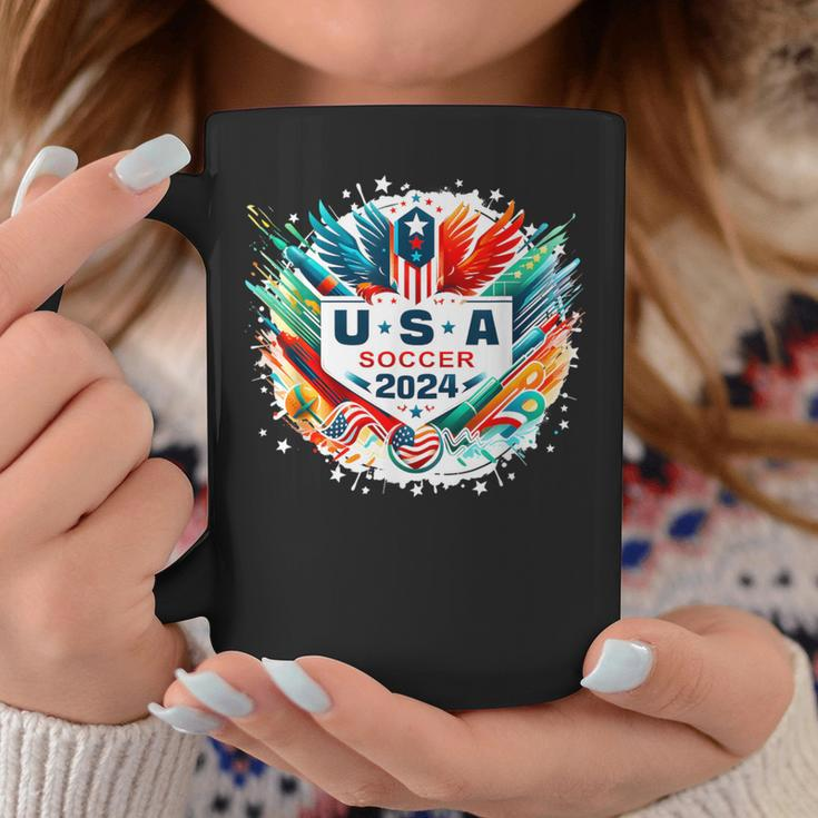 Usa 2024 Games Soccer Usa Sport 2024 Usa Coffee Mug Funny Gifts