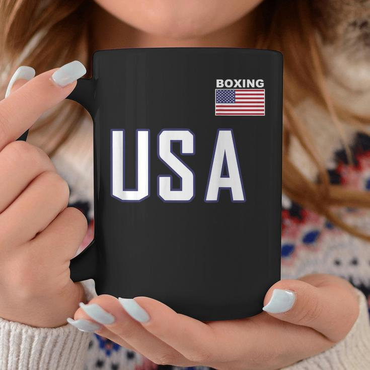 Usa Flag Boxing Cool Boxer Training Equipment Women Coffee Mug Unique Gifts