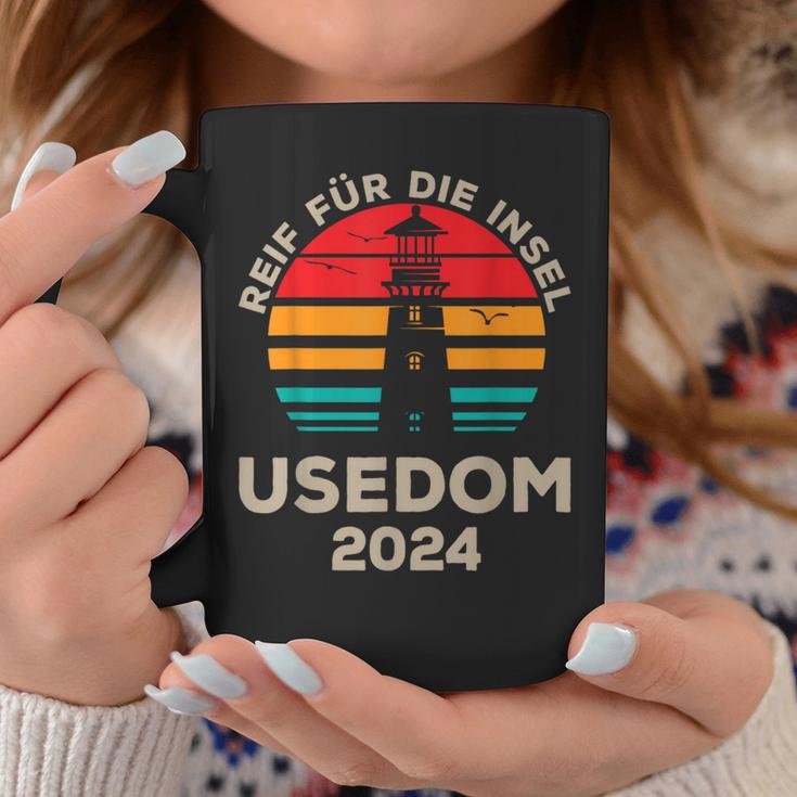 Usedom 2024 Inselreif Leuchtturm Motiv Tassen Lustige Geschenke