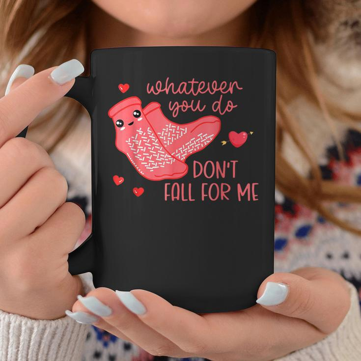 Valentine Whatever You Do Don't Fall For Me Rn Pct Cna Nurse Coffee Mug Funny Gifts