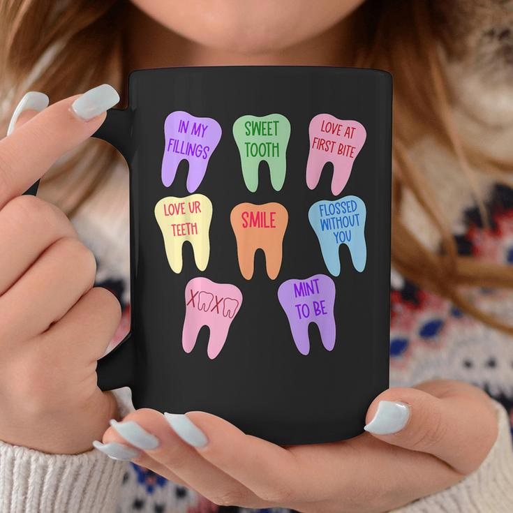 Valentines Dentist Dental Hygienist Tooth Candy Conversation Coffee Mug Funny Gifts