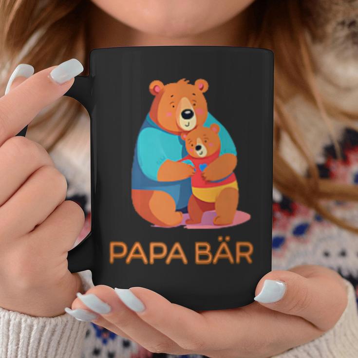 Vatertagater Sohn Tochter Sohn Papa Bär Kapuzenjacke Tassen Lustige Geschenke