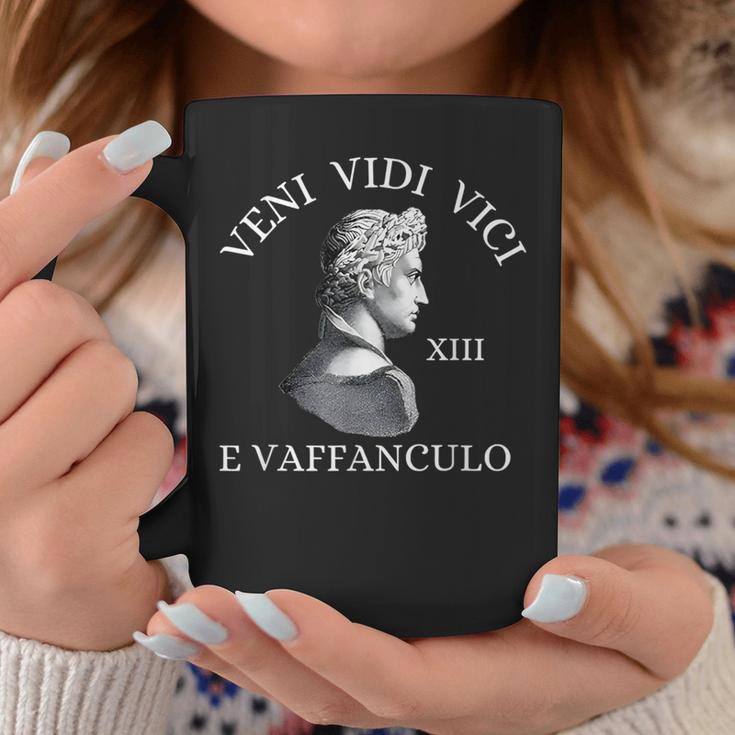 Veni Vidi Vici Xiii E Vaffanculo Black Tassen Lustige Geschenke