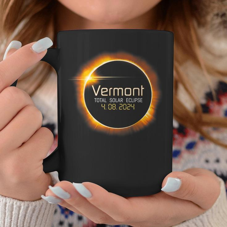 Vermont Totality Total Solar Eclipse April 8 2024 Coffee Mug Unique Gifts