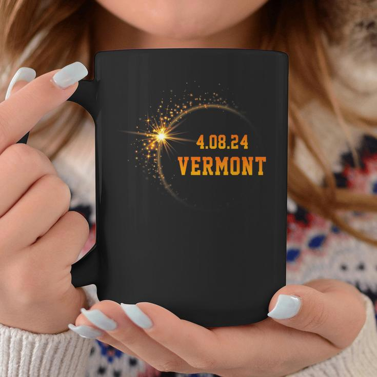 Vermont Of Usa Total Solar Eclipse April 8Th 2024 Coffee Mug Unique Gifts