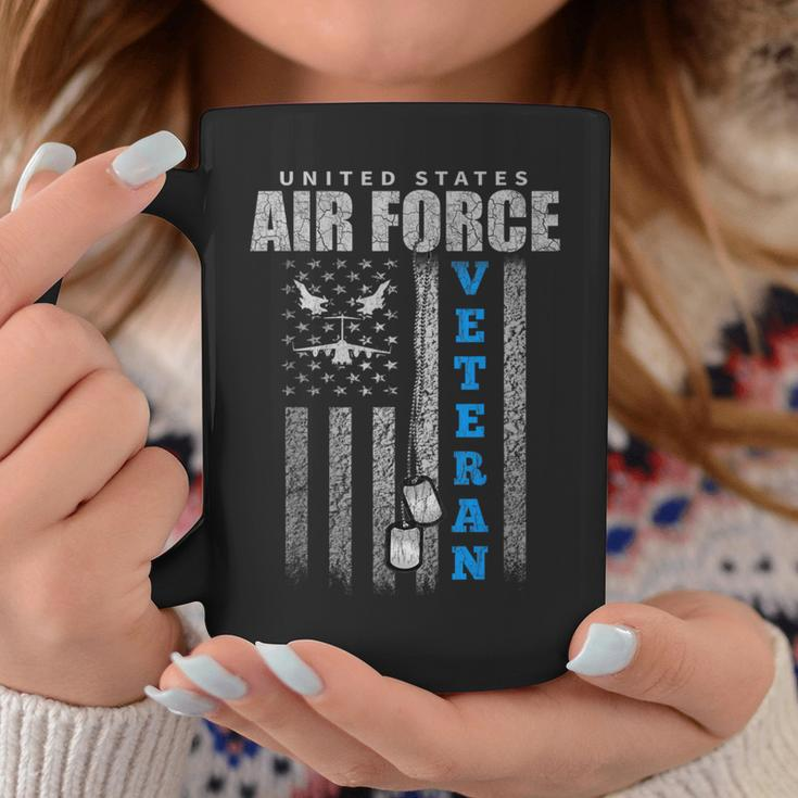 Veteran Of The Us Air Force Usa Flag Veterans Coffee Mug Funny Gifts