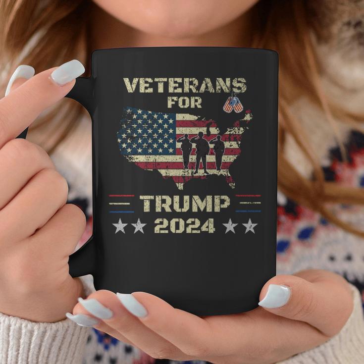 Veteranen Für Die Wahl Zur Amerikanischen Flaggeon Trump 2024 Papa Opa Tassen Lustige Geschenke