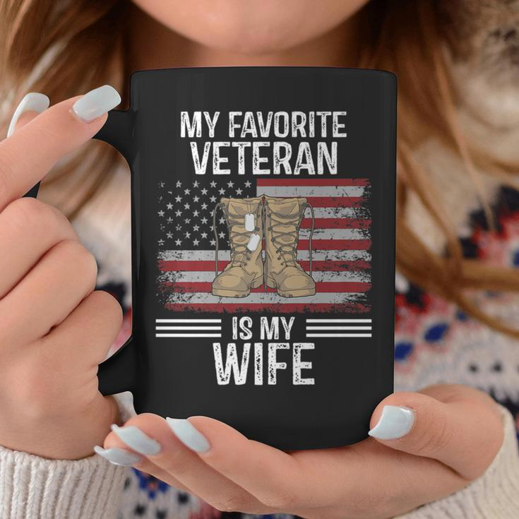 Veterans Day My Favorite Veteran Is My Wife Coffee Mug Unique Gifts