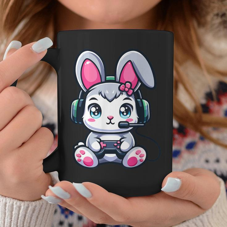 Video Game Easter Bunny Cute Gamer Girl Coffee Mug Unique Gifts