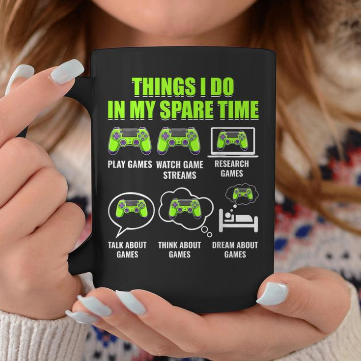 Video Game Gaming Player Things I Do In My Spare Time Coffee Mug Funny Gifts