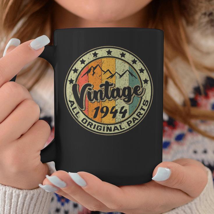 Vintage 1944 Retro 80 Year Old 80Th Birthday Coffee Mug Unique Gifts