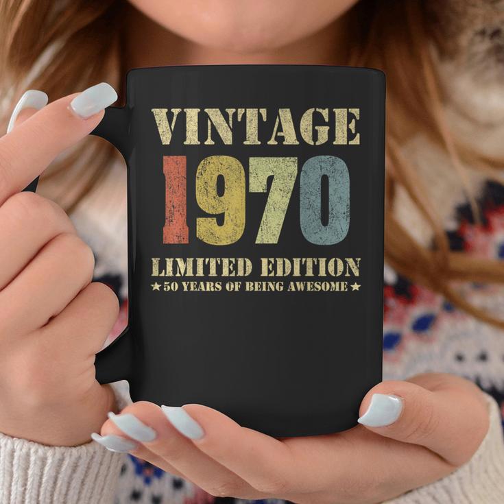 Vintage 1970 Clothes 50 Years Old Retro 50Th Birthday Coffee Mug Unique Gifts