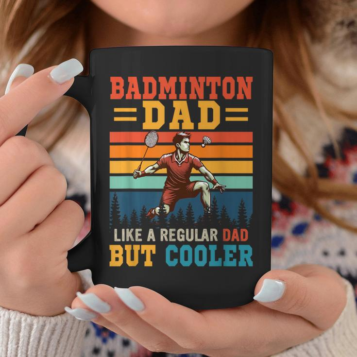 Vintage Badminton Dad Definition Cooler Father's Day Player Coffee Mug Unique Gifts